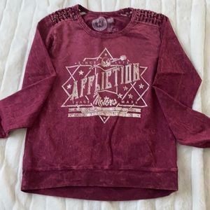Like New Affliction Sweatshirt Size M